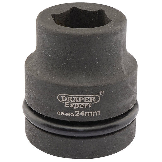 Draper 1" Dr. 6 Point Expert HI-TORQ® 6 Point Impact Socket (MM)