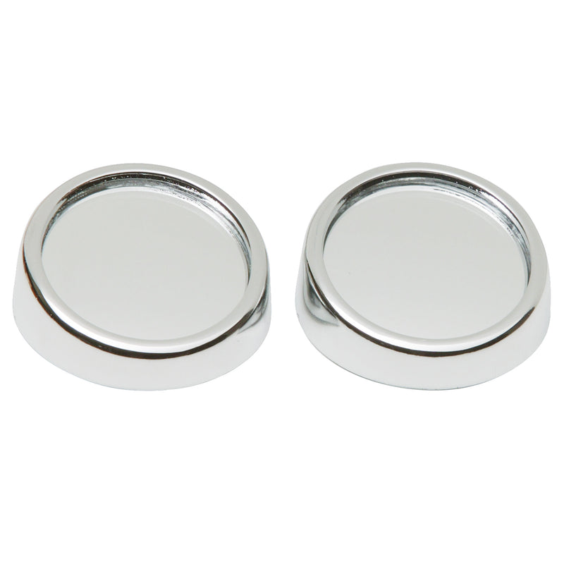 Swiss Drive Mirror Blind Spot Chrome 2 PC - 3"