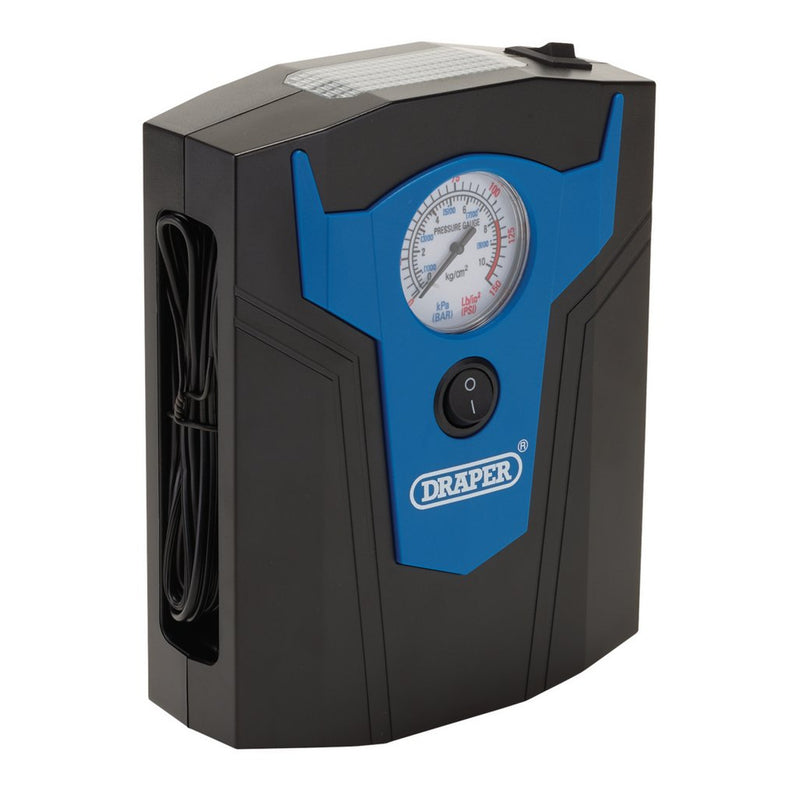 Draper 12V Analogue Tyre Inflator - 13274
