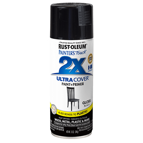 Rust-Oleum 2X Ultra Cover Gloss Spray Paint - Black