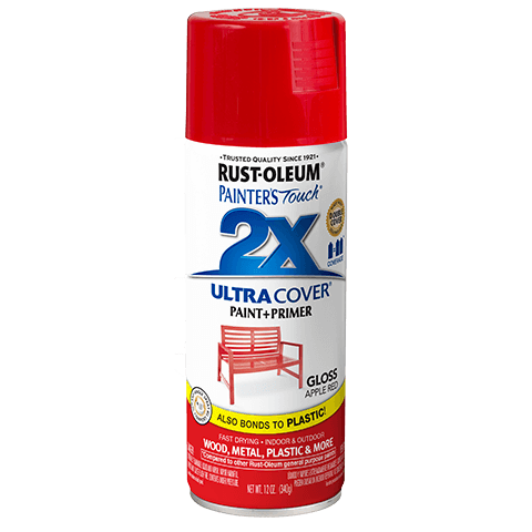 Rust-Oleum 2X Ultra Cover Gloss Spray Paint - Apple Red