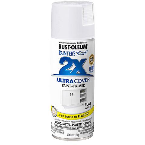 Rust-Oleum 2X Ultra Cover Gloss Spray Paint - Flat White
