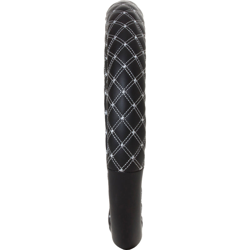 Swiss Drive Steering Wheel Cover Medium Black/White - 2505078