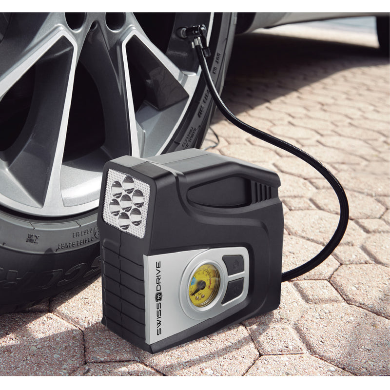 Swiss Drive 12V Mini Air Compressor, 150psi - 2702118