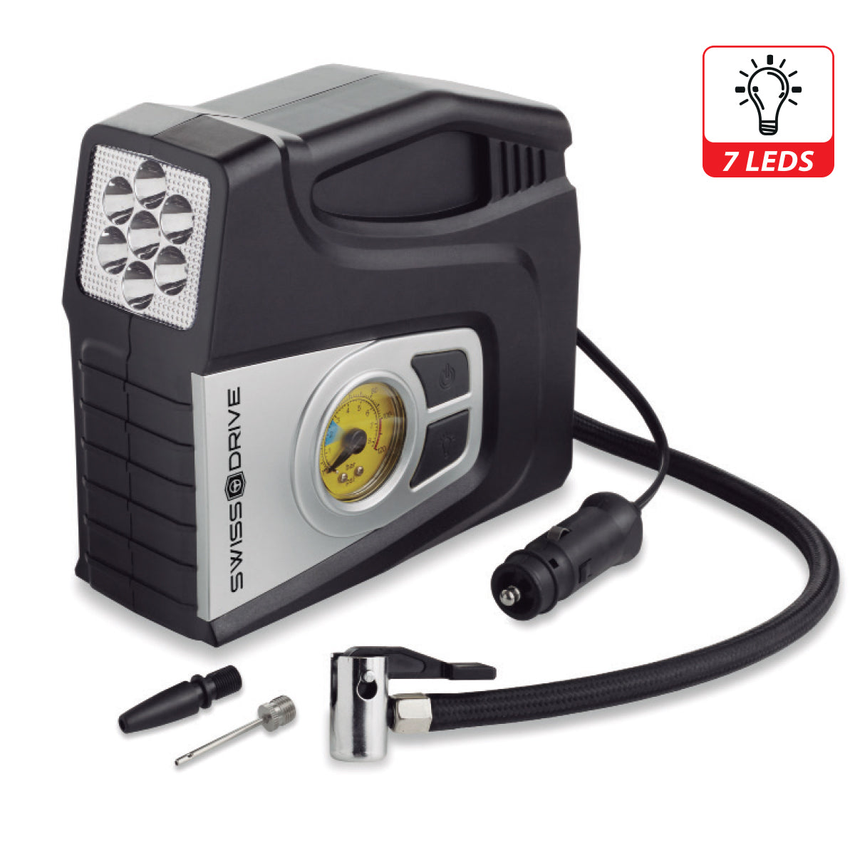 Swiss Drive 12V Mini Air Compressor, 150psi - 2702118 — Specialised ...