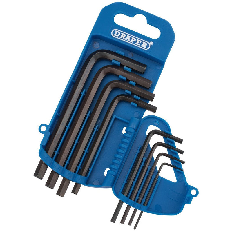 Draper Metric Hexagon Key Set with Storage Holder (8 Piece) - 33679