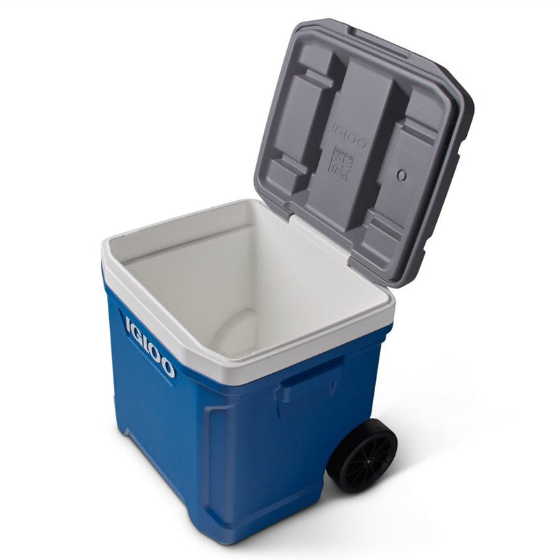 Igloo Latitude 2-Wheeled 60 QT Cooler (Blue) - 34664