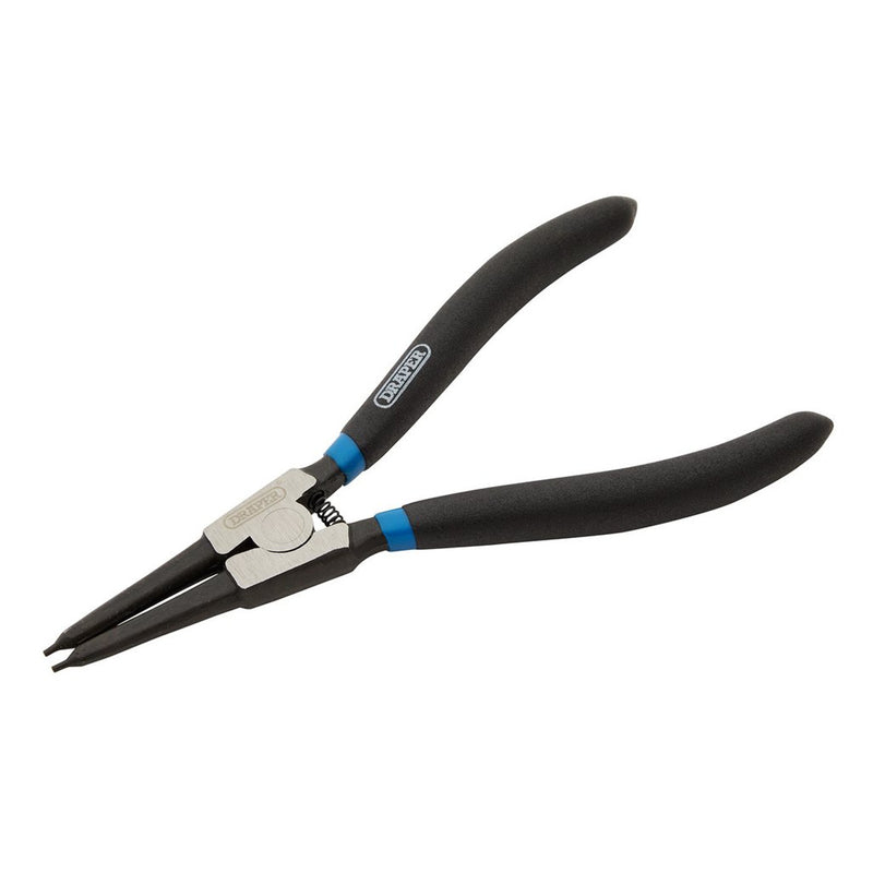 Draper Straight Tip External Circlip Pliers, 180mm - 38997