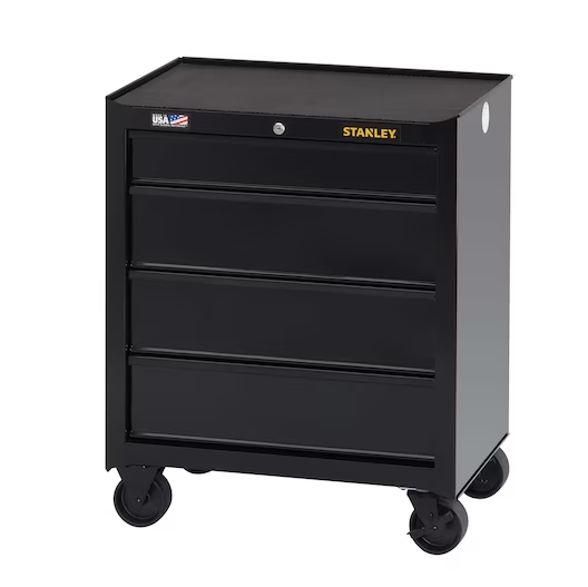 Stanley 100 Series 26" 4-Drawer Rolling Tool Cabinet