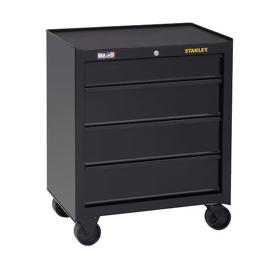 Stanley 100 Series 26" 4-Drawer Rolling Tool Cabinet