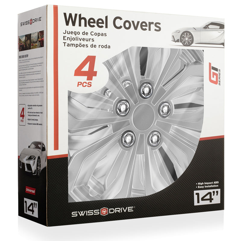 Swiss Drive 14" Spa Silver Wheel Cover - 5060138