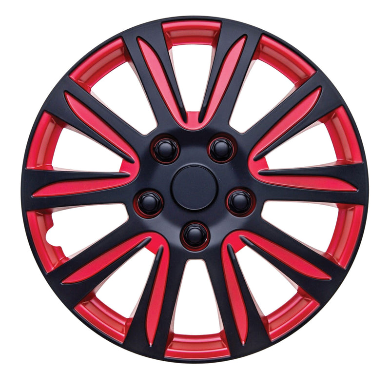 Swiss Drive 15" Marina Bay Red/Black Wheel Cover - 507136R