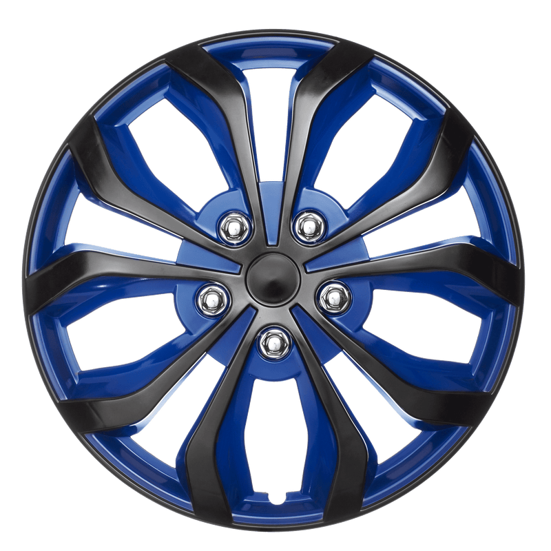 Swiss Drive 15" Spa Blue/Black Wheel Cover - 507138A