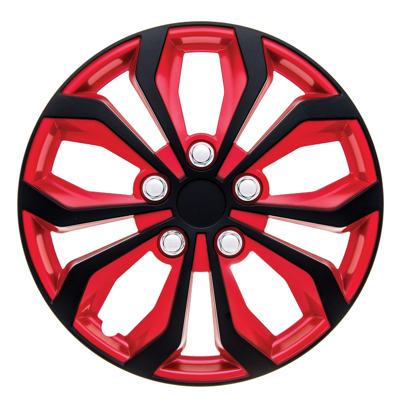 Swiss Drive 15" Spa Red/Black Wheel Cover - 507138R