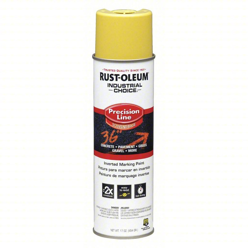 Rust-Oleum Precision Line Marking Paint, High Visibility Yellow - 203025V