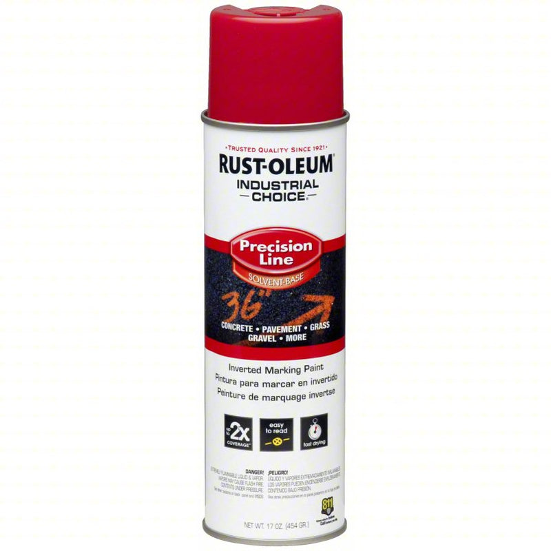 Rust-Oleum Precision Line Marking Paint, Safety Red - 203029V