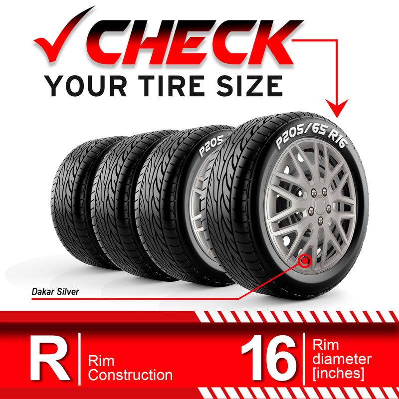 Swiss Drive 16" Dakur Nuts Chrome/Silver - 8217