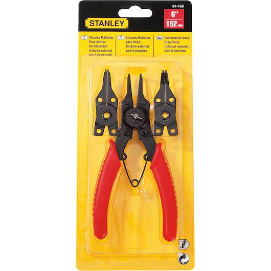 Stanley Combination Snap Ring Int-Ext Post,152Mm-6" - 84-168