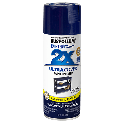 Rust-Oleum 2X Ultra Cover Gloss Spray Paint - Navy Blue