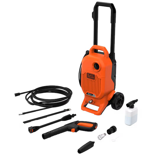 Black & Decker Pressure Washer 1810 PSI - BEPW1800T-B3