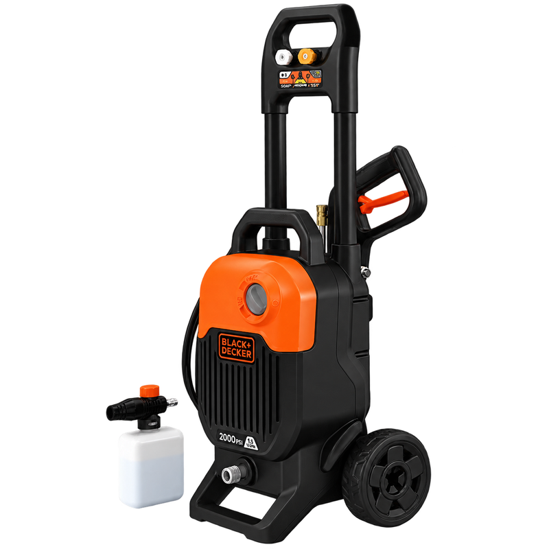 Black & Decker 2,000 MAX psi* 1.2 gpm* Electric Cold Water Pressure Washer - BEPWB2000-B3