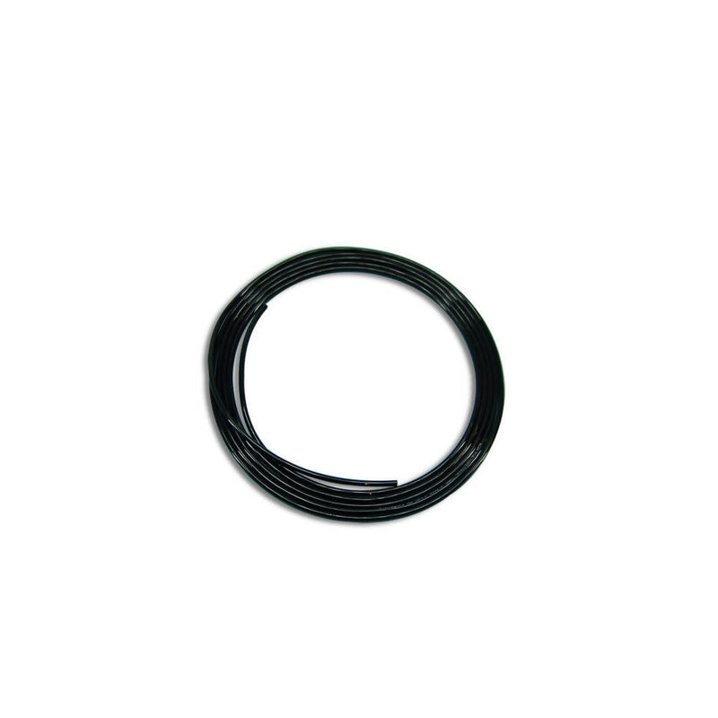 Vibrant Performance Polyethylene Vacuum Tubing, 0.25" O.D., 10' Length - Black - 2652