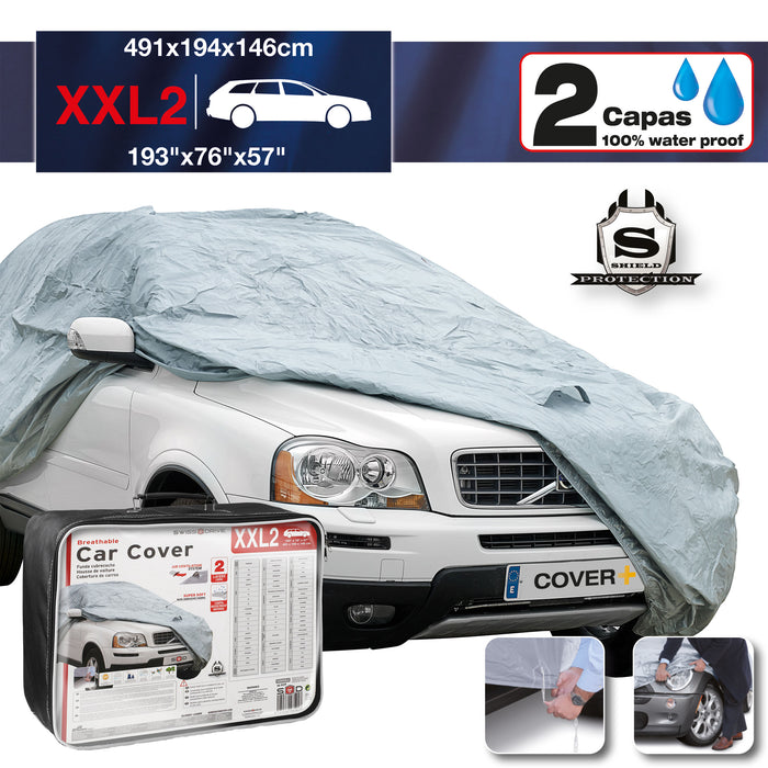 Swiss Drive Breathable Car Cover XXL2 491x194x146cm