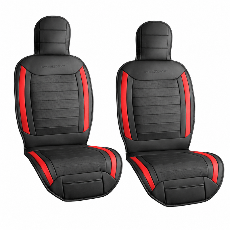 Swiss Drive Seat Cover Excelsior Black/Red - REX5000