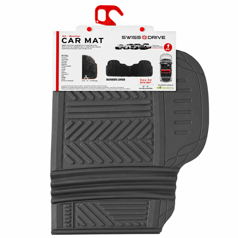 Swiss Drive Rear Seat Runner Liner Grey - SUVR82G
