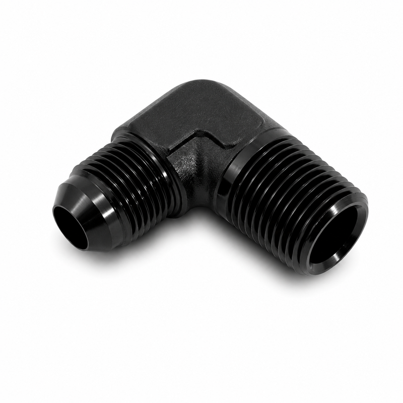 Vibrant Performance Adapter Fitting; 90 Degree; Size: -3AN x 1/8" NPT - 10250A