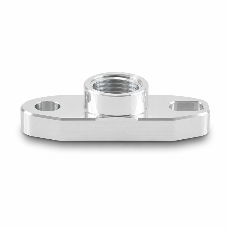 Vibrant Performance Oil Drain Flanges with Crowfoot 1/2" NPT Female x 2" - 28989