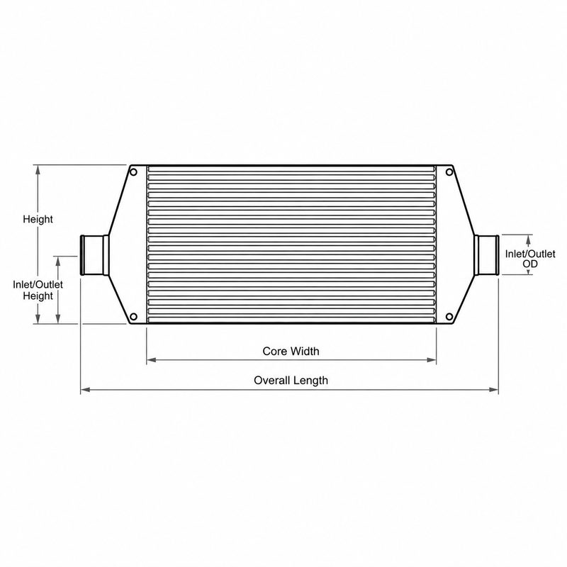 Vibrant Performance Air to Air Intercooler - 12810