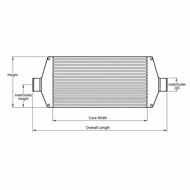 Vibrant Performance Air to Air Intercooler - 12815