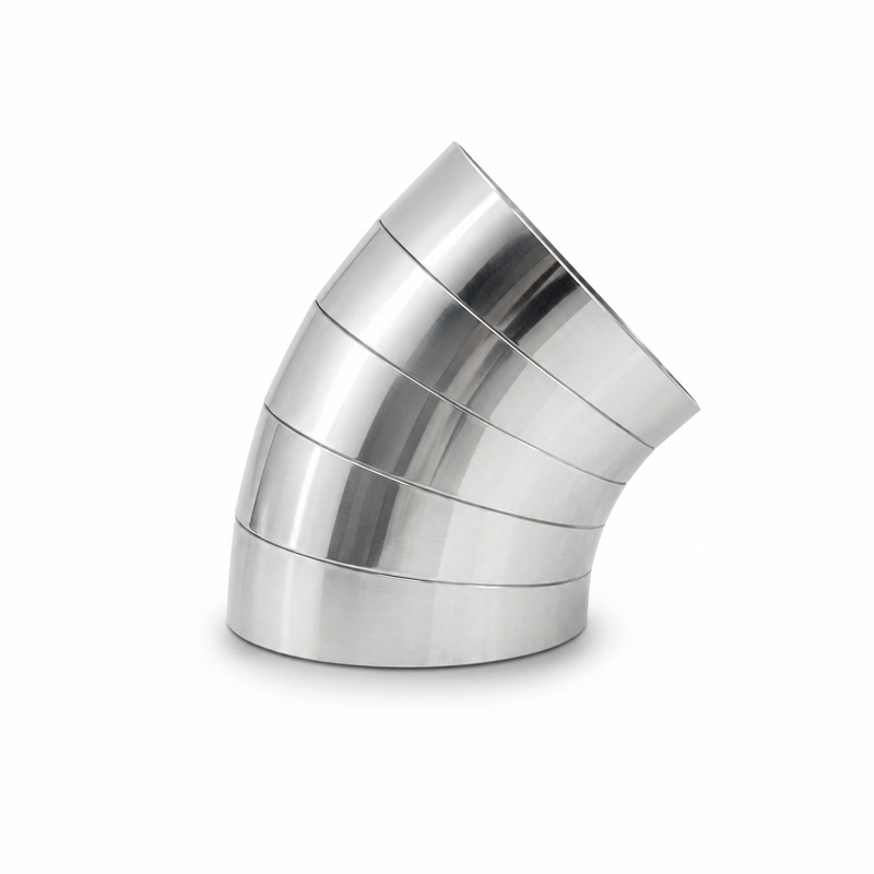 Vibrant Performance 45 Degree Vertical Plane Oval Pie Cuts, Nominal Tube - 13576