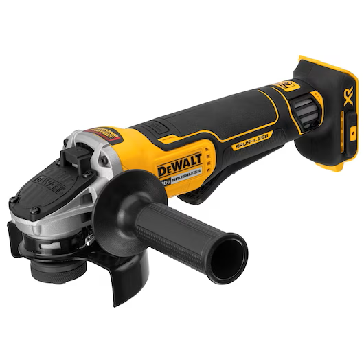 DeWalt 20V MAX* XR® 4.5 in. Paddle Switch Small Angle Grinder with KICKBACK BREAK™ (Tool Only) - DCG413B