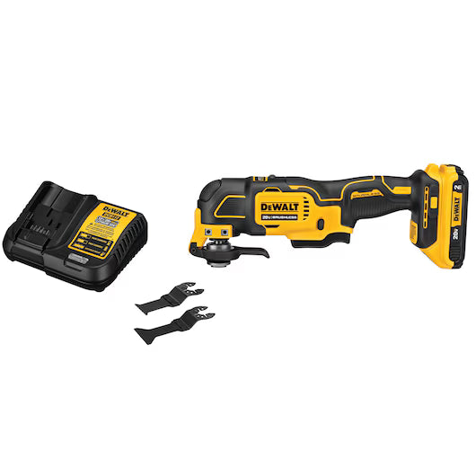 DeWalt ATOMIC 20V MAX* Brushless Cordless Oscillating Multi-Tool Kit - DCS354D1