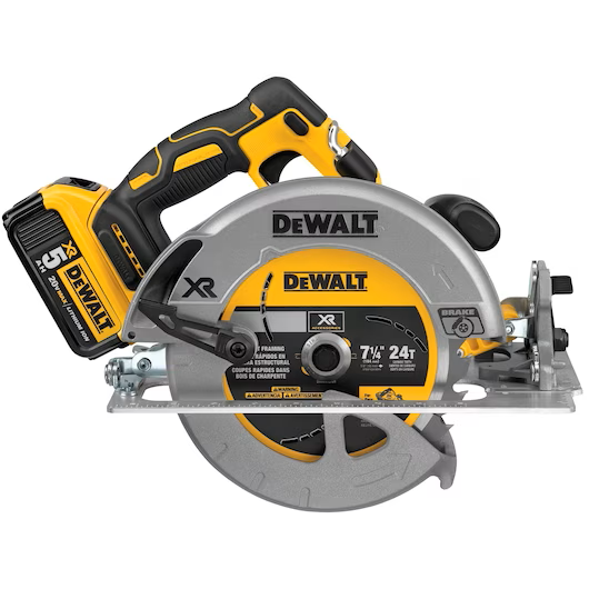 DeWalt 20V MAX* XR® Brushless Cordless 7-1/4 in. Circular Saw Kit