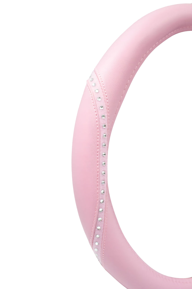 Swiss Drive Steering Wheel Cover Diamond Pink/Pink Medium - FVDRPNK