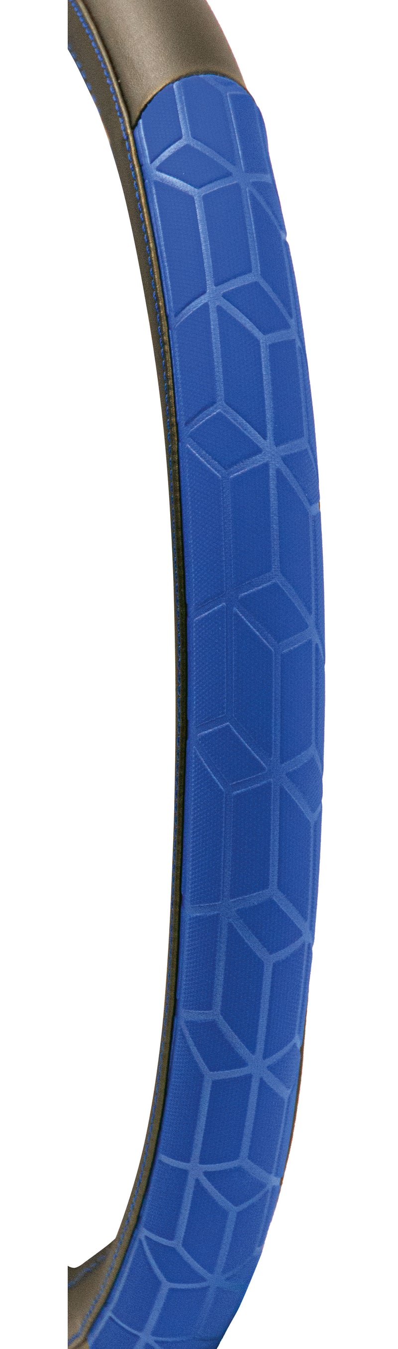 Swiss Drive Steering Wheel Cover Medium Black/Blue- FVPRSBL