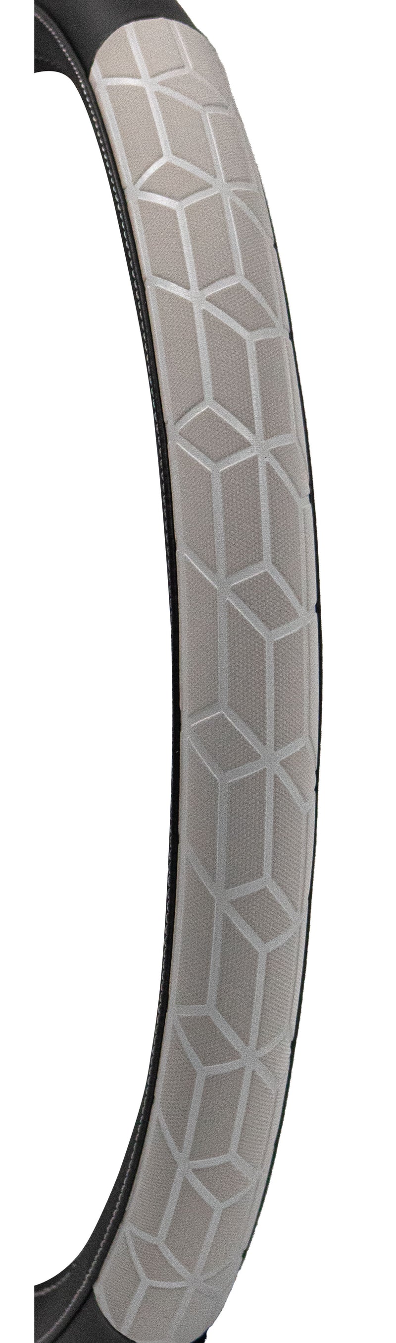 Swiss Drive Steering Wheel Cover Medium Black/White - FVPRSWT
