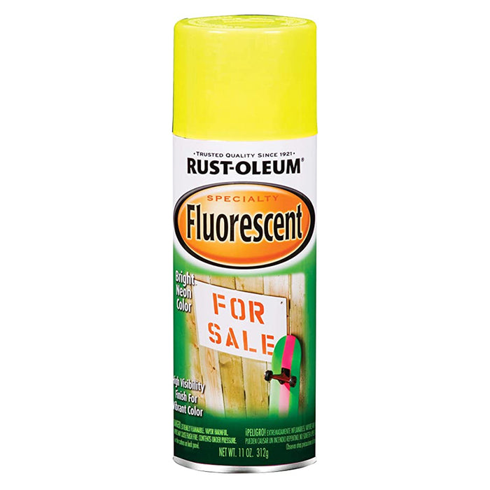 Rust-Oleum Fluorescent Spray - Fluorescent Yellow