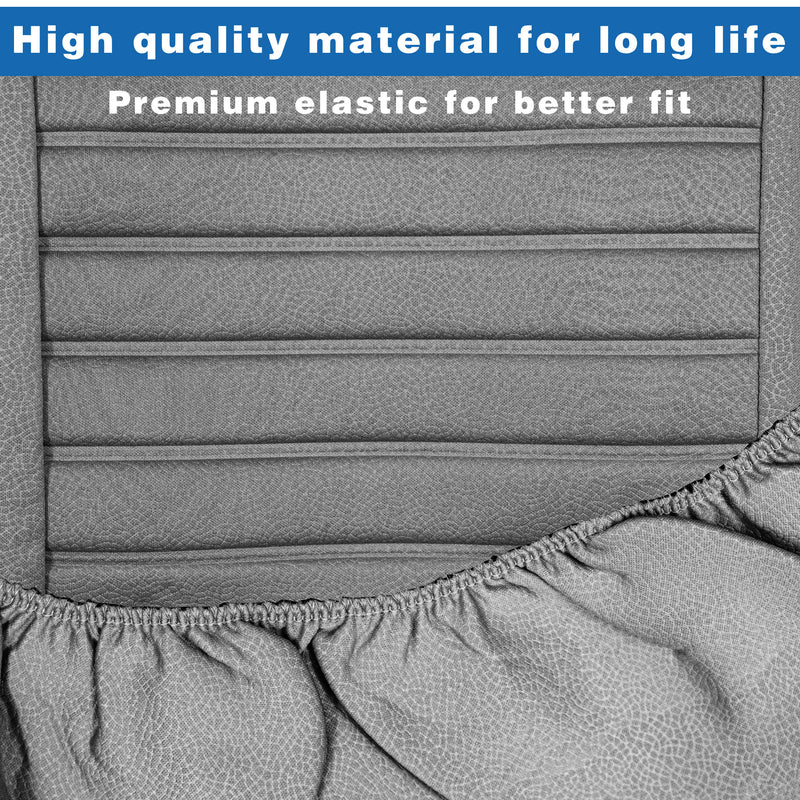 Swiss Drive Innovative Microfibre Universal Car Seat Cover Bari 9 Piece Grey