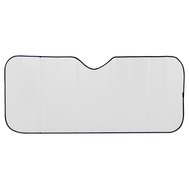 Swiss Drive Foldable Front Shade Large 145cm (57.1") x 70cm (28") White - MMATWHT