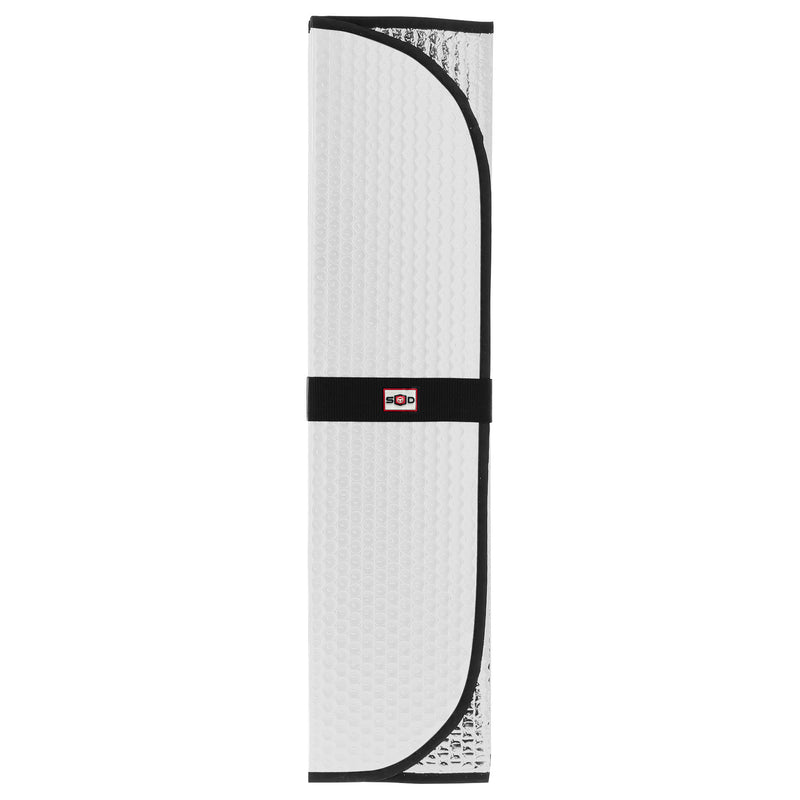 Swiss Drive Foldable Front Shade Large 145cm (57.1") x 70cm (28") White - MMATWHT