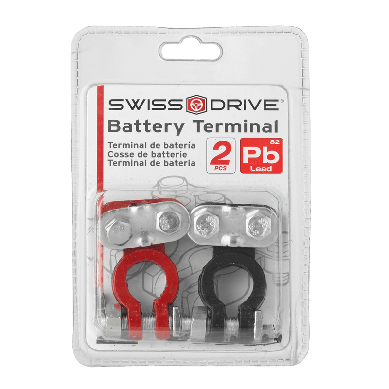 Swiss Drive Lead Battery Terminal (2Pc)- P111035