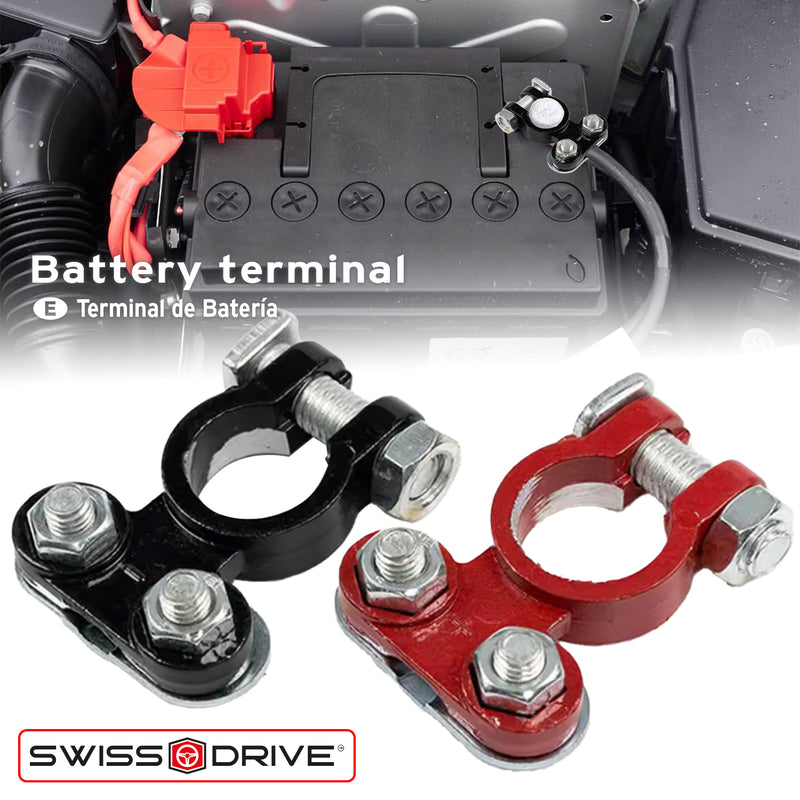 Swiss Drive Lead Battery Terminal (2Pc)- P111035