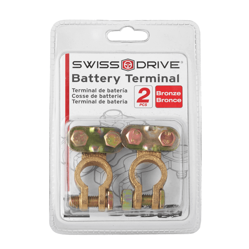 Swiss Drive Bronze Battery Terminal (2Pc)- P111959