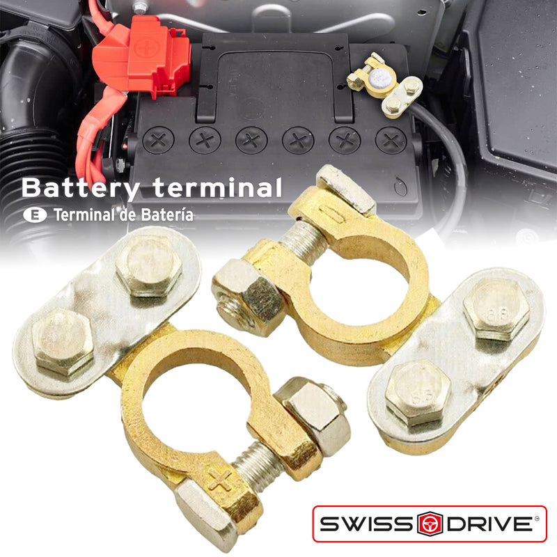 Swiss Drive Bronze Battery Terminal (2Pc)- P111959