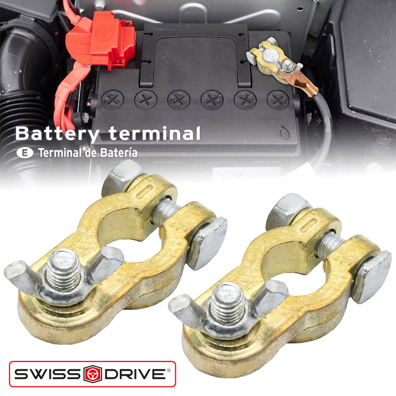 Swiss Drive Zinc Battery Terminal (2Pc)- P112996