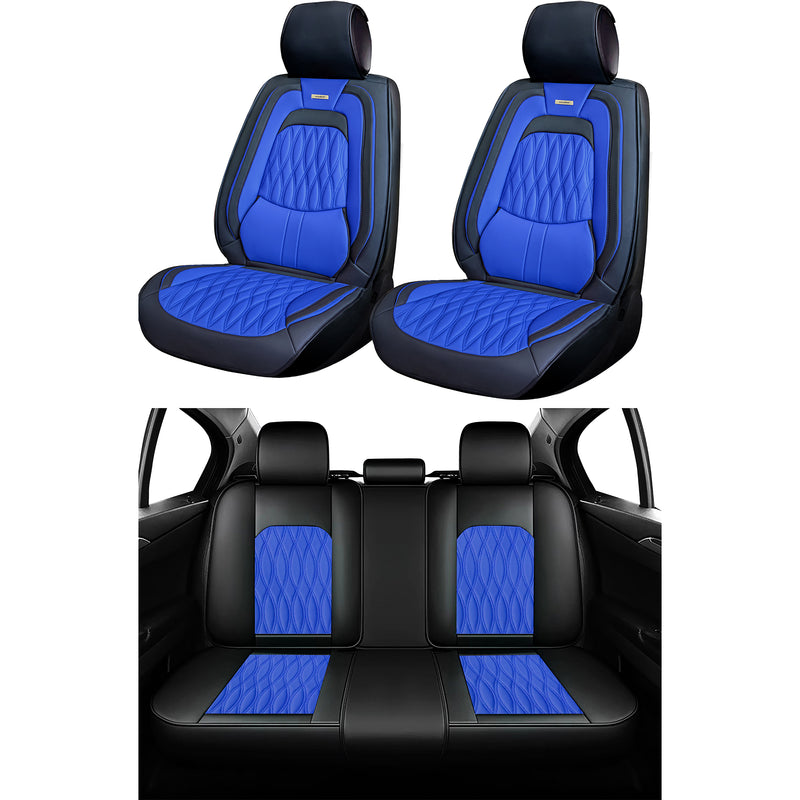 Swiss Drive Universal Car Seat Pulse Luxe 9 Piece Black/Blue - PULSE01